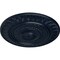 Ekena Millwork Christopher Ceiling Medallion, Hand-Painted Midnight Dream, 26 5/8"OD x 2 1/4"P CM26CSMDF - alternate 3